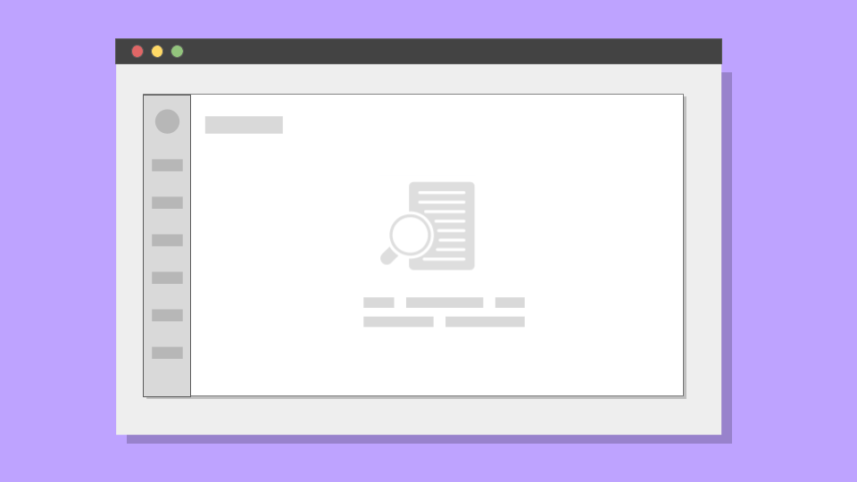 Empty state framework UX writing work sample