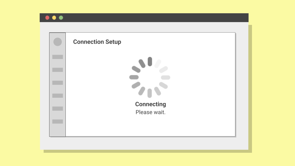 Original vague connection message